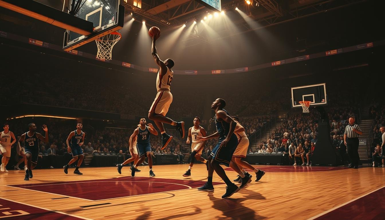 LeBron James e Luka Dončić desanimados durante jogo dos playoffs da NBA 2025