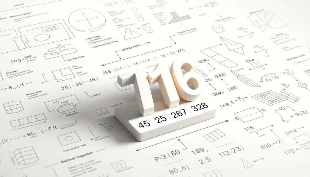 A highly detailed, technical illustration of the decimal number system, showcasing its core components and principles. Depicted in a clean, technical style with a neutral color palette, the image should feature a central, three-dimensional representation of the decimal place value structure, with each place value (ones, tens, hundreds, etc.) clearly delineated and labeled. The background should include technical diagrams, equations, and other visual aids to further explain the system's mechanics and properties. Lighting should be crisp and directional, with subtle shadows and highlights to convey depth and dimensionality. The overall mood should be one of precision, clarity, and educational intent, suitable for inclusion in a scholarly article on the topic.