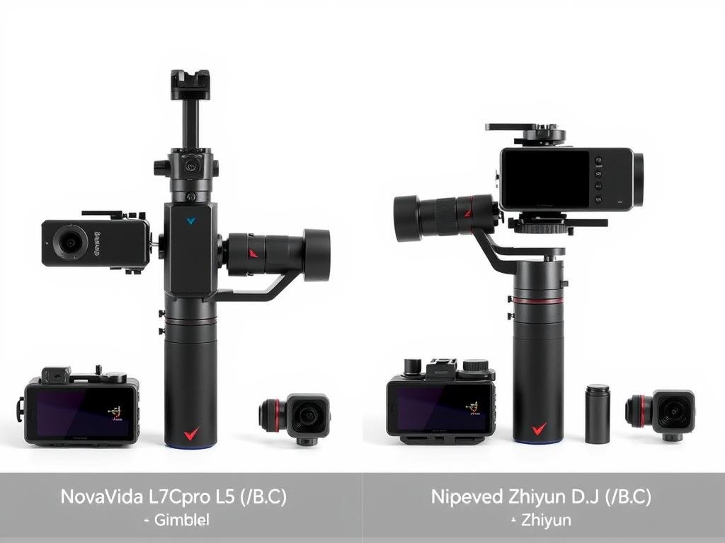 Comparação do Estabilizador NovaVida Gimbal L7Cpro com outros modelos Comparação do Estabilizador NovaVida Gimbal L7Cpro com outros modelos