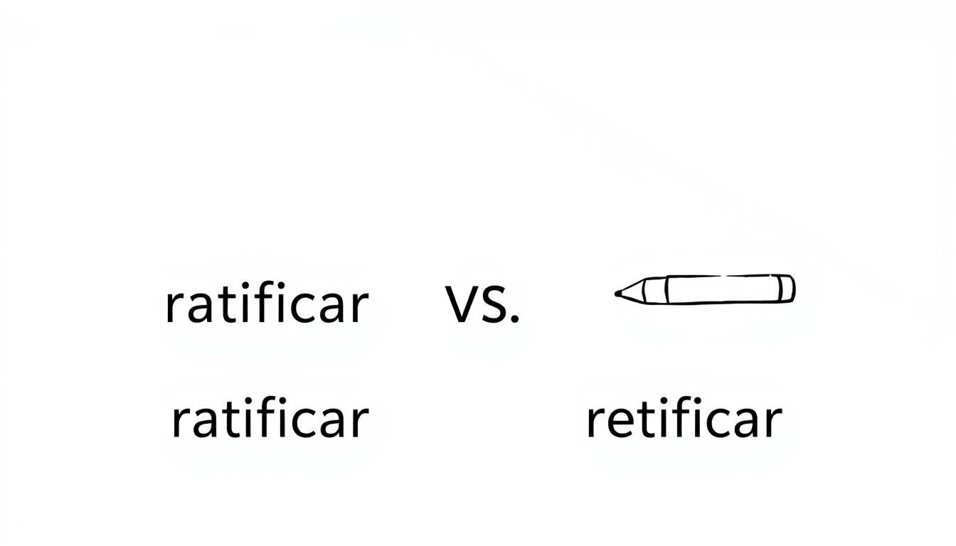 Ratificar ou Retificar