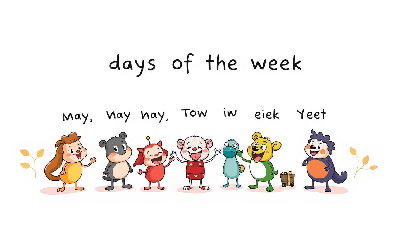 dias da semana em inglês