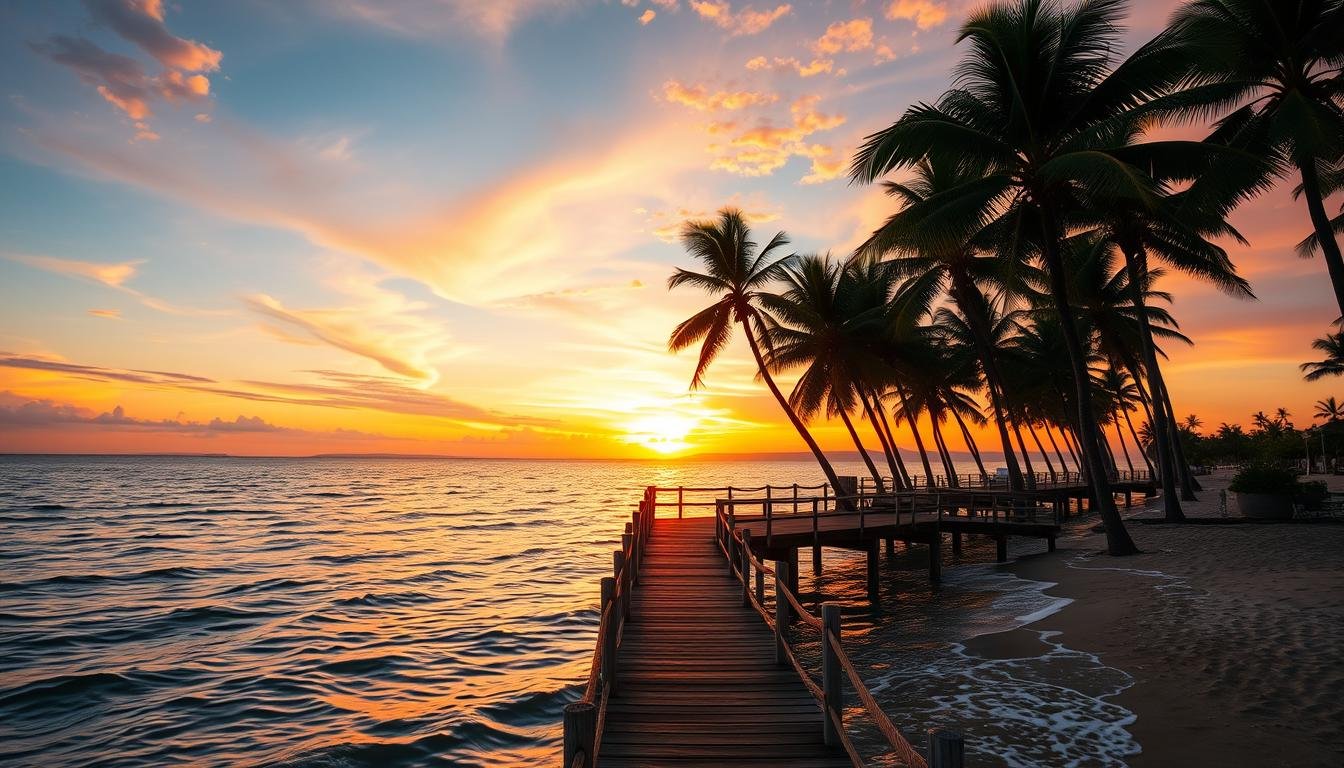 pôr do sol